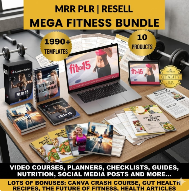 The Ultimate Fitness Entrepreneur’s Done-For-You Bundle (PLR/MRR)
