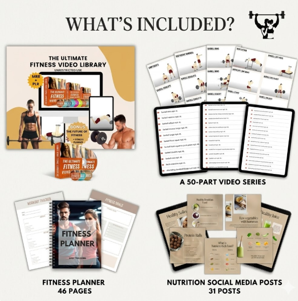 The Ultimate Fitness Entrepreneur’s Done-For-You Bundle (PLR/MRR) - Image 3