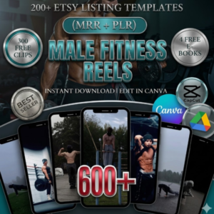 The Faceless Physique: 600+ Luxury Men’s Fitness Reel Vault (MRR/PLR)