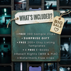 The Faceless Physique: 600+ Luxury Men’s Fitness Reel Vault (MRR/PLR)