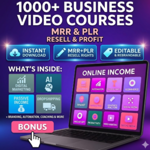 1,000+ Business Courses Mega Bundle (PLR/MRR)