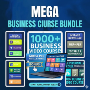 1,000+ Business Courses Mega Bundle (PLR/MRR)