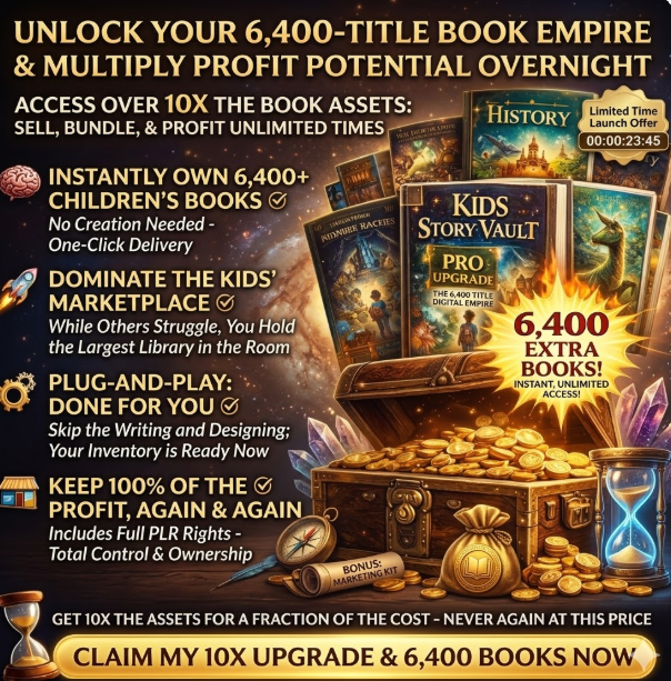 Kids Story Vault Pro: 6,400+ Books with Resell Rights - Image 2