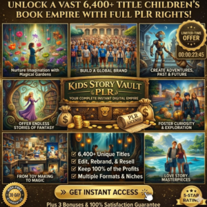 Kids Story Vault Pro: 6,400+ Books with Resell Rights
