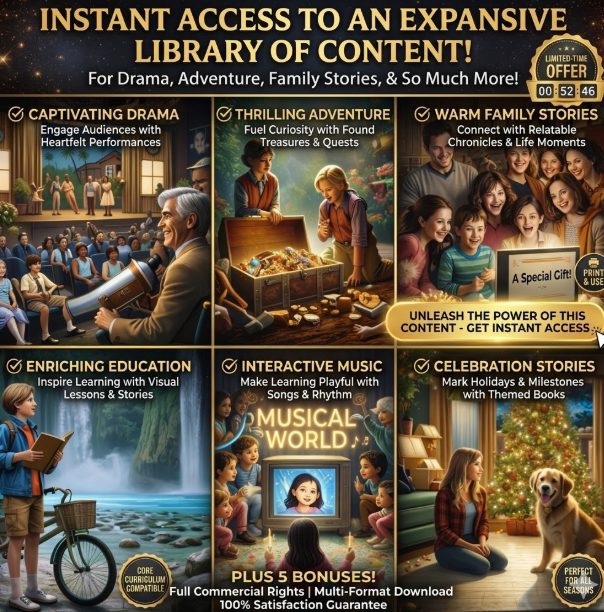 Kids Story Vault Pro: 6,400+ Books with Resell Rights - Image 4