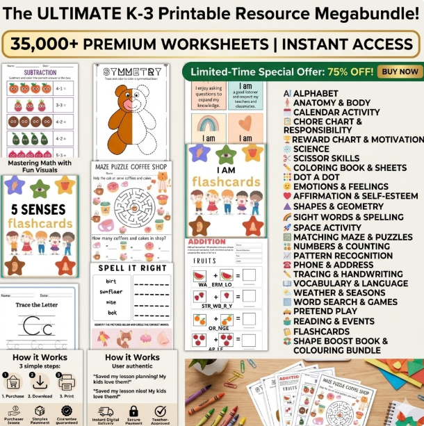 Kids Educational Mega Bundle – 33,500 Files (PLR/MRR) - Image 2