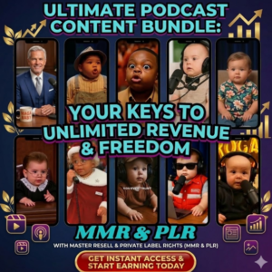 300 AI Baby Podcast Reels – Viral Content Bundle