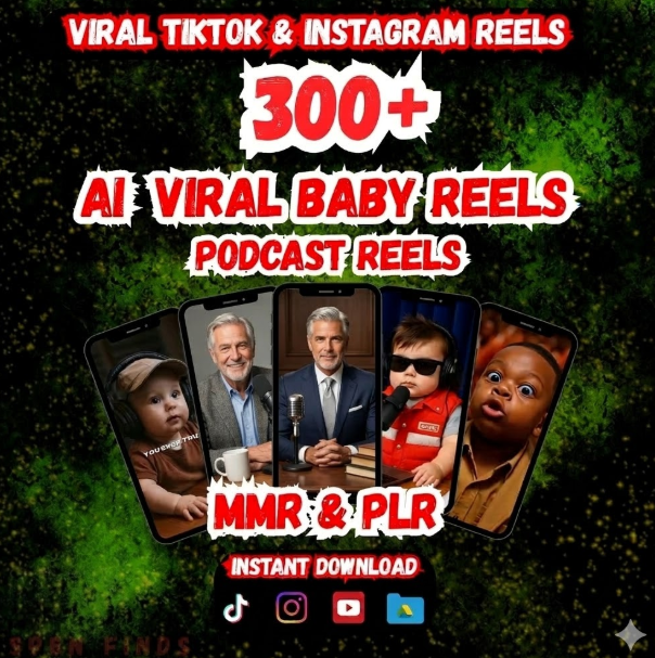300 AI Baby Podcast Reels – Viral Content Bundle - Image 2