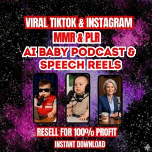300 AI Baby Podcast Reels – Viral Content Bundle