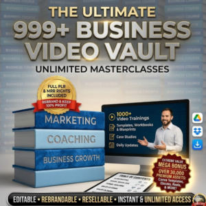 999+ Digital Product Mastery Bundle: PLR & MRR Library