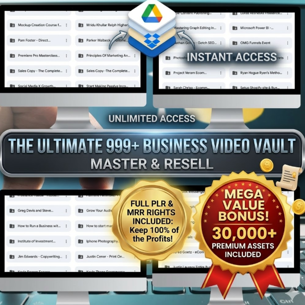 999+ Digital Product Mastery Bundle: PLR & MRR Library - Image 2