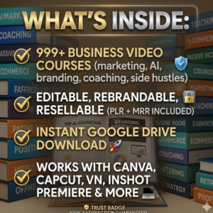 999+ Digital Product Mastery Bundle: PLR & MRR Library