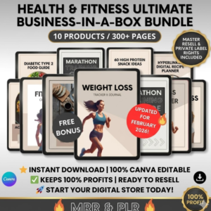 All-In-One Health & Fitness PLR/MRR Resell Kit