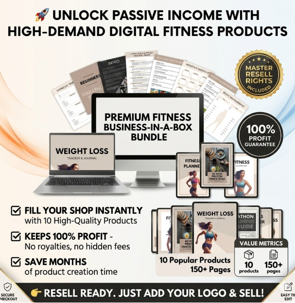 All-In-One Health & Fitness PLR/MRR Resell Kit - Image 3