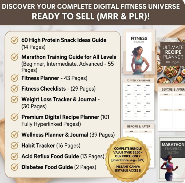 All-In-One Health & Fitness PLR/MRR Resell Kit - Image 4
