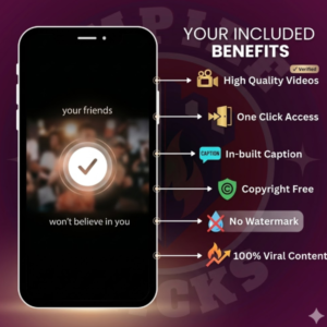 500+ Faceless Motivational Reels (PLR/MRR)