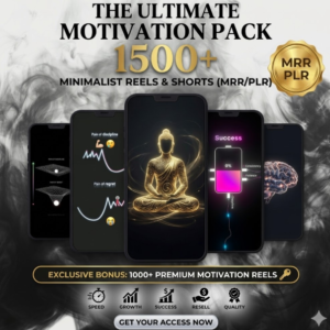 1500+ Viral Animated Motivational Reels (PLR/MRR)