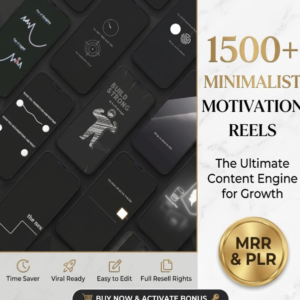 1500+ Viral Animated Motivational Reels (PLR/MRR)