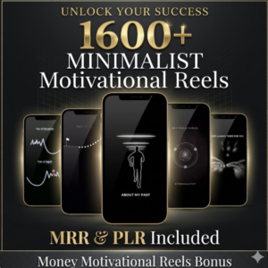 1600+ Minimalist Motivation Reels | Viral Faceless Content (MRR/PLR)