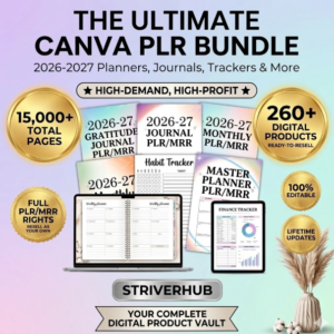 Ultimate 15k+ Canva Template Vault | PLR & MRR Resell Rights