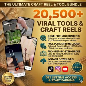 20,500+ Viral DIY & Craft Videos (PLR + MRR) — Instant Content Pack to Save Time & Scale Social Media Fast