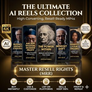 Ultimate AI Reels Bundle: 1100 Faceless Videos (PLR/MRR) — Scale Your Brand on Autopilot